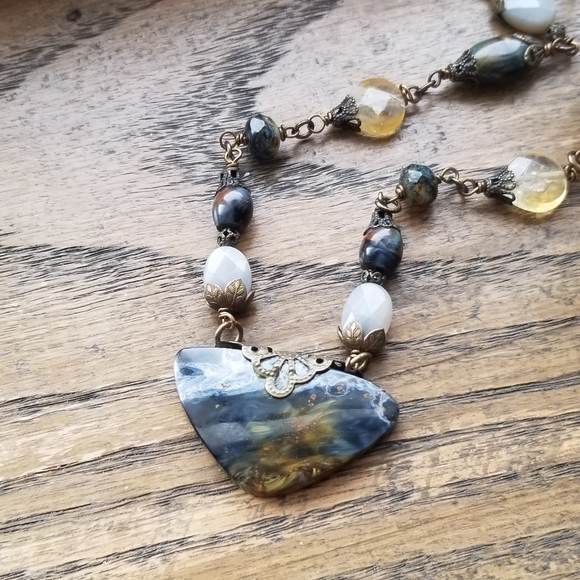 OOAK GEMSTONE NECKLACE - Picture 7 of 7